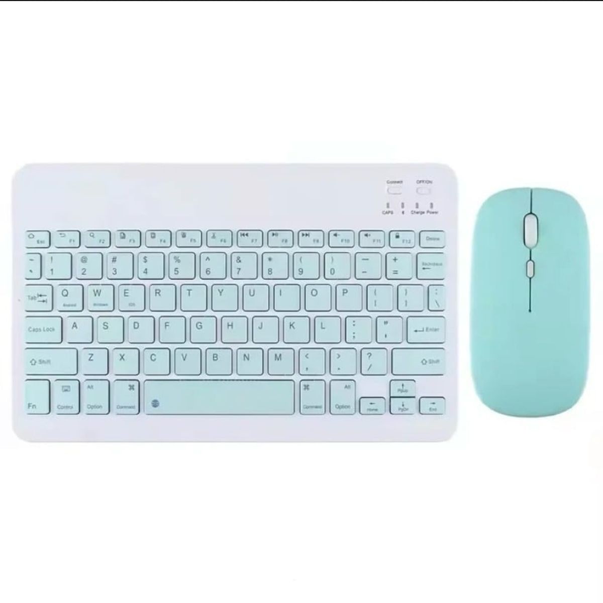 KEYBOARD - Teclado Bluetooth Kit Mouse Y Teclado Keyboard Nuevo Verde