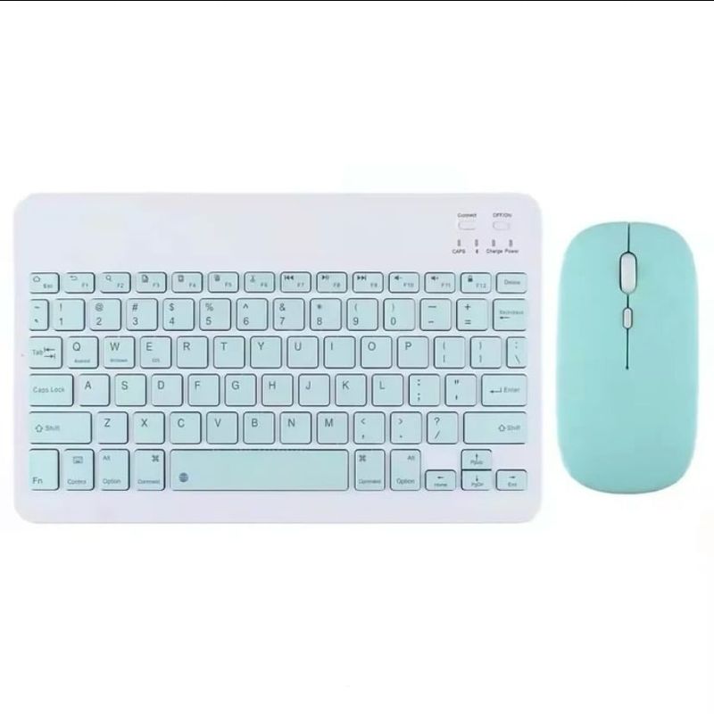KEYBOARD - Teclado Bluetooth Kit Mouse Y Teclado Keyboard Nuevo Verde