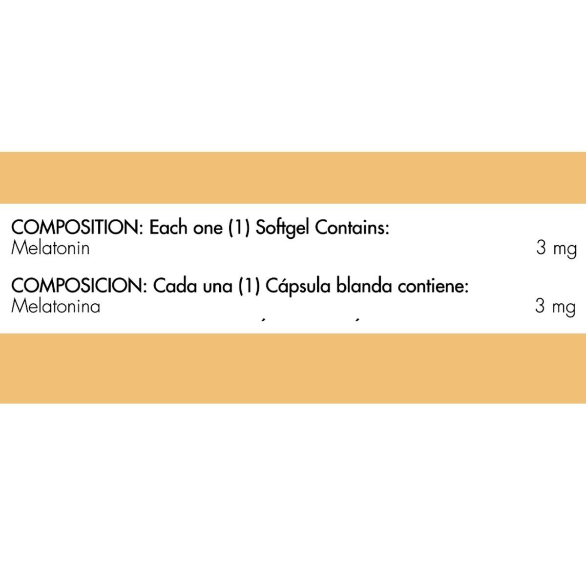 HEALTHY AMERICA - Melatonina 3mg 120 Cápsulas - Healthy America