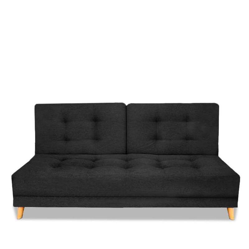 MAGIC CLASS - SOFÁ CAMA ELASTIC ECOCUERO NEGRO