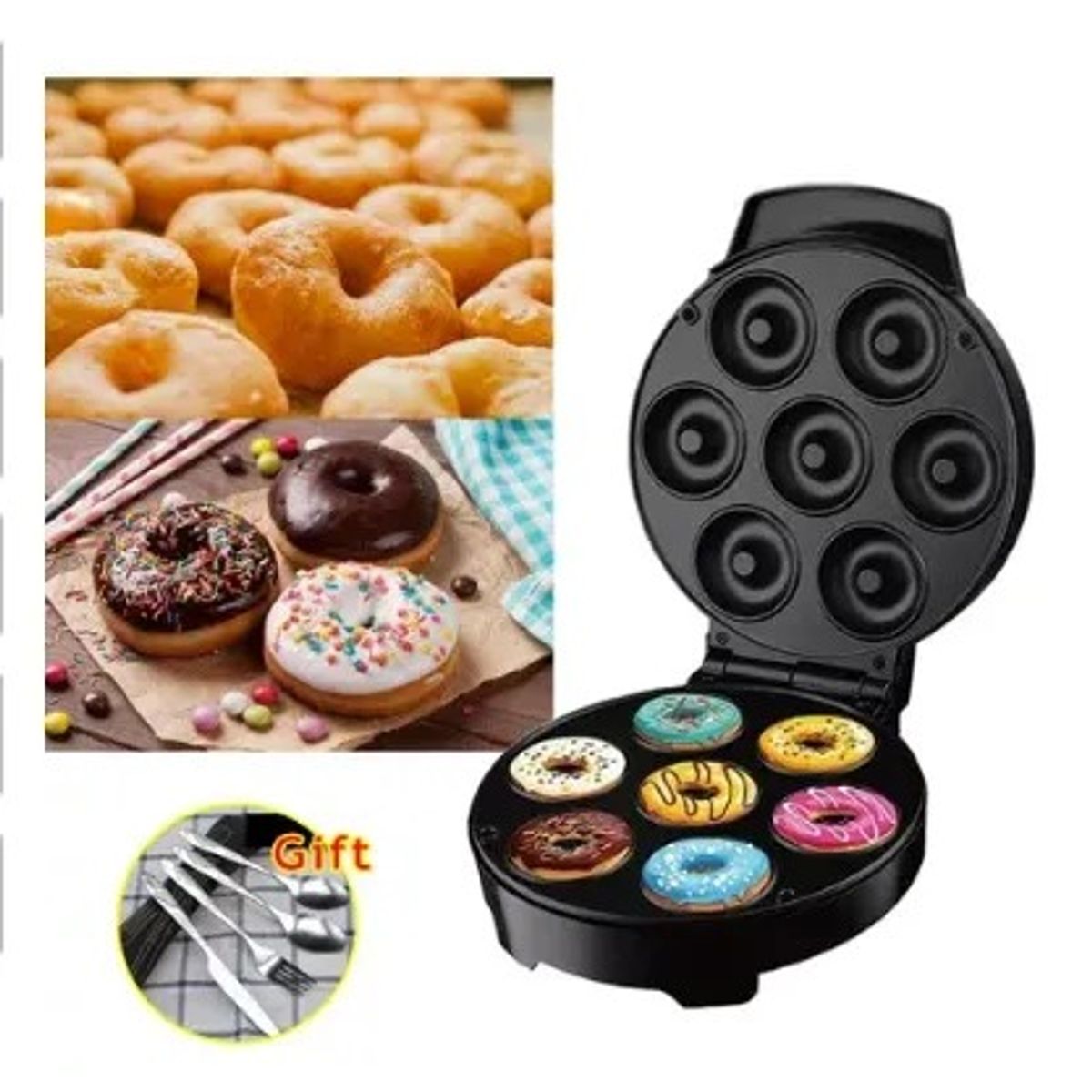 SHENGKE - Maquina Eléctrica para Mini Donas