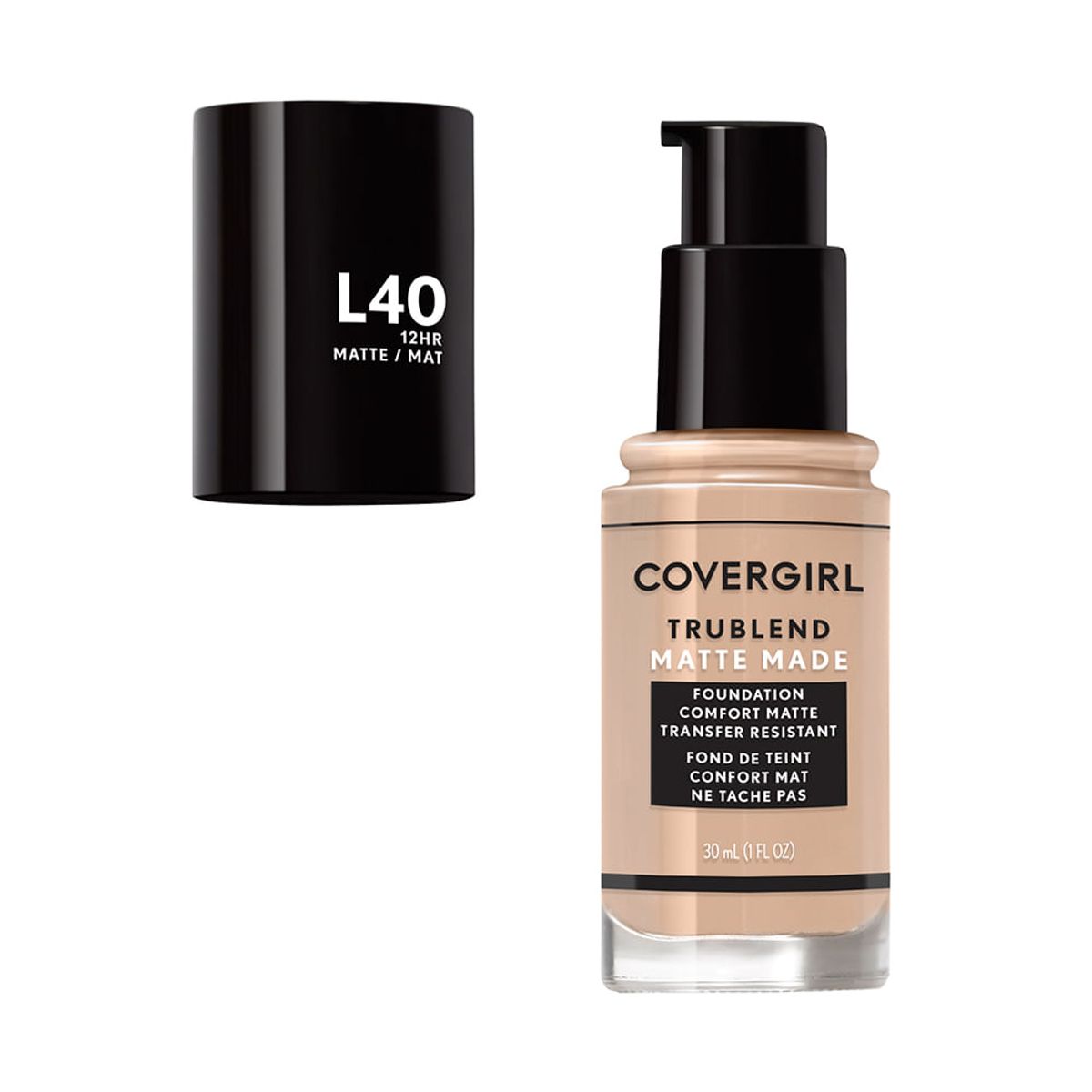COVERGIRL - Base Covergirl Trublend Matte Made Tono L40 Classic Ivory