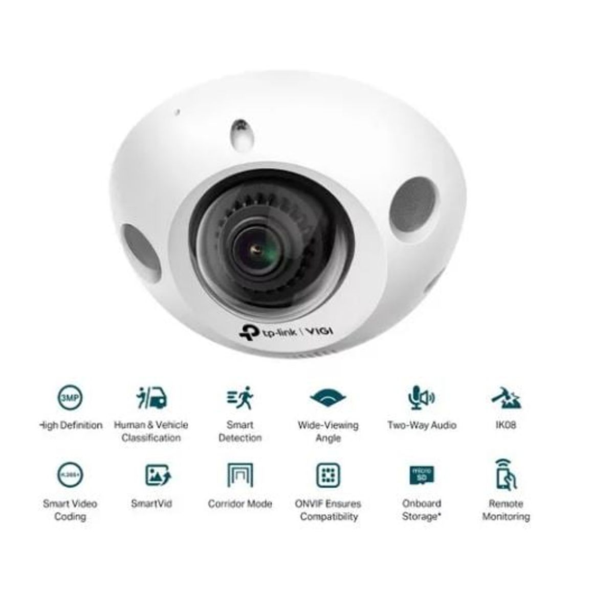 TP LINK - Cámara De Red Tp-link Vigi C230i28mm Domo 3mp
