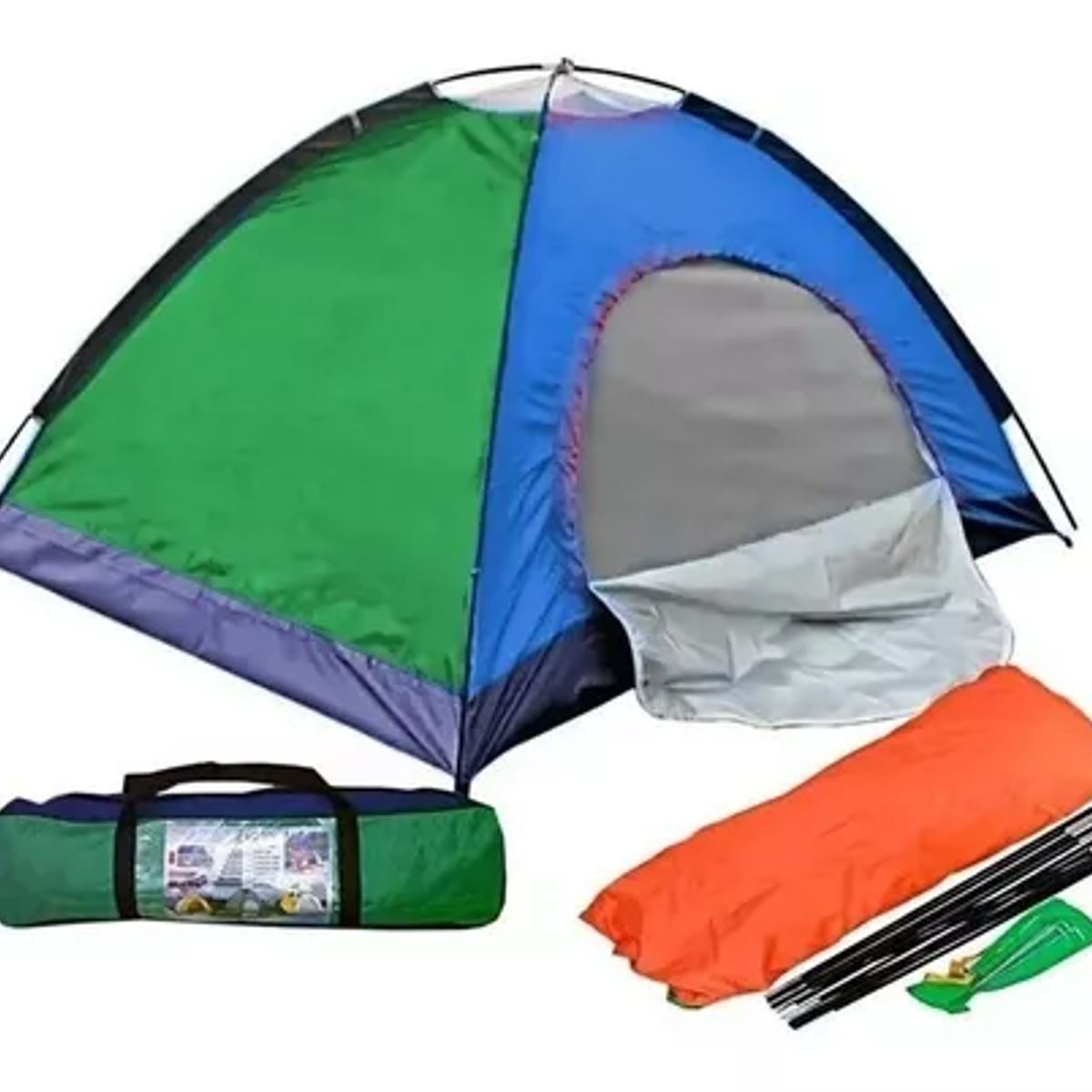 GENERICO - Carpa Camping Para 4 Personas Impermeable Acampar