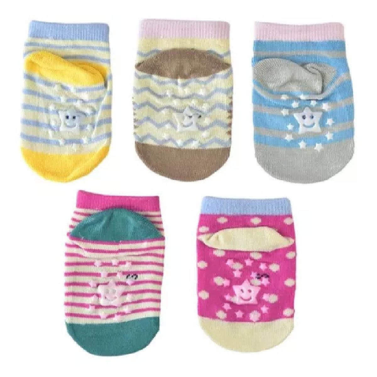 MUNDO BEBE - Medias Para Bebés Niña Y Niño x 5 Bebe