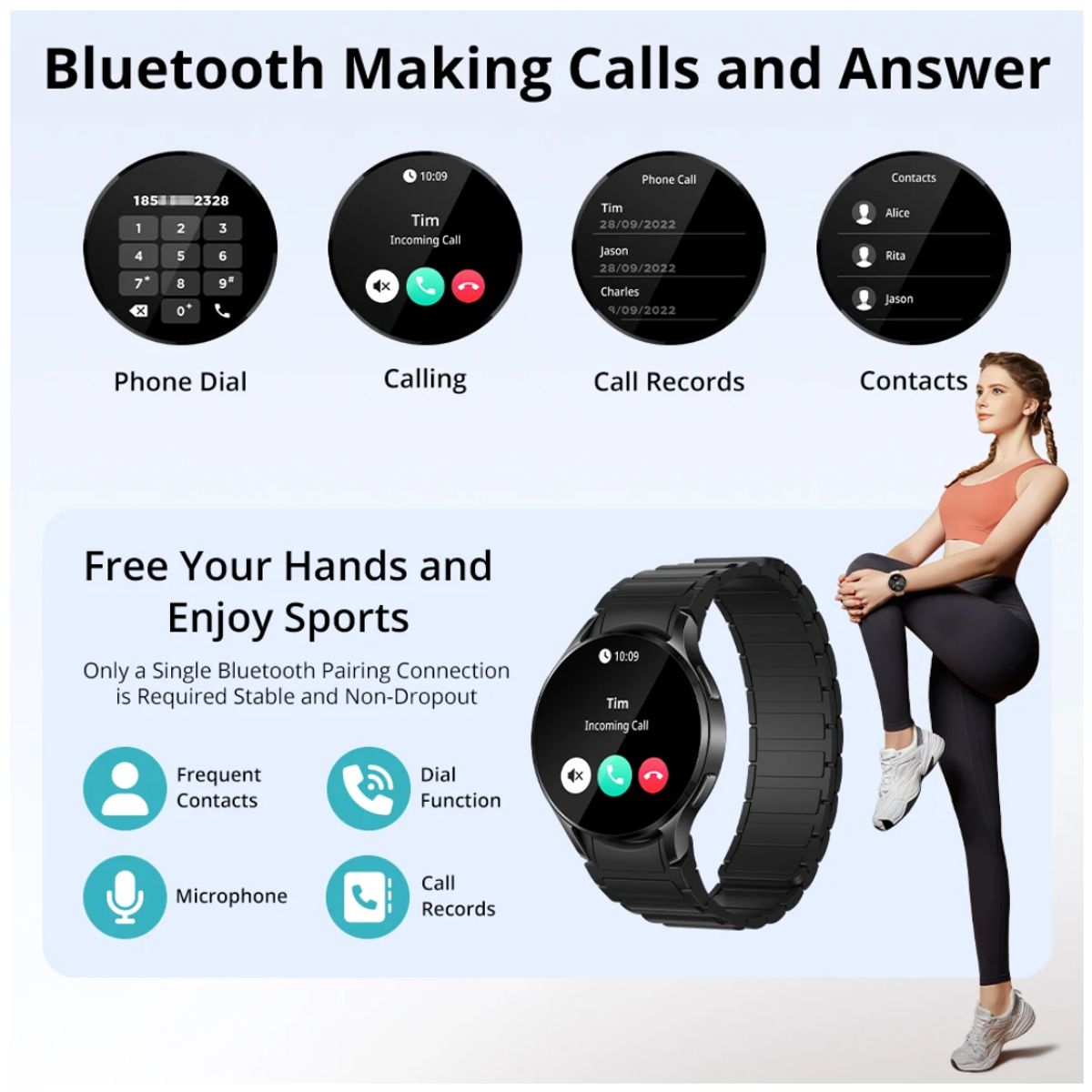 COLMI - Mujer Reloj Inteligente IA ChatGPT Última Generación Smartwatch