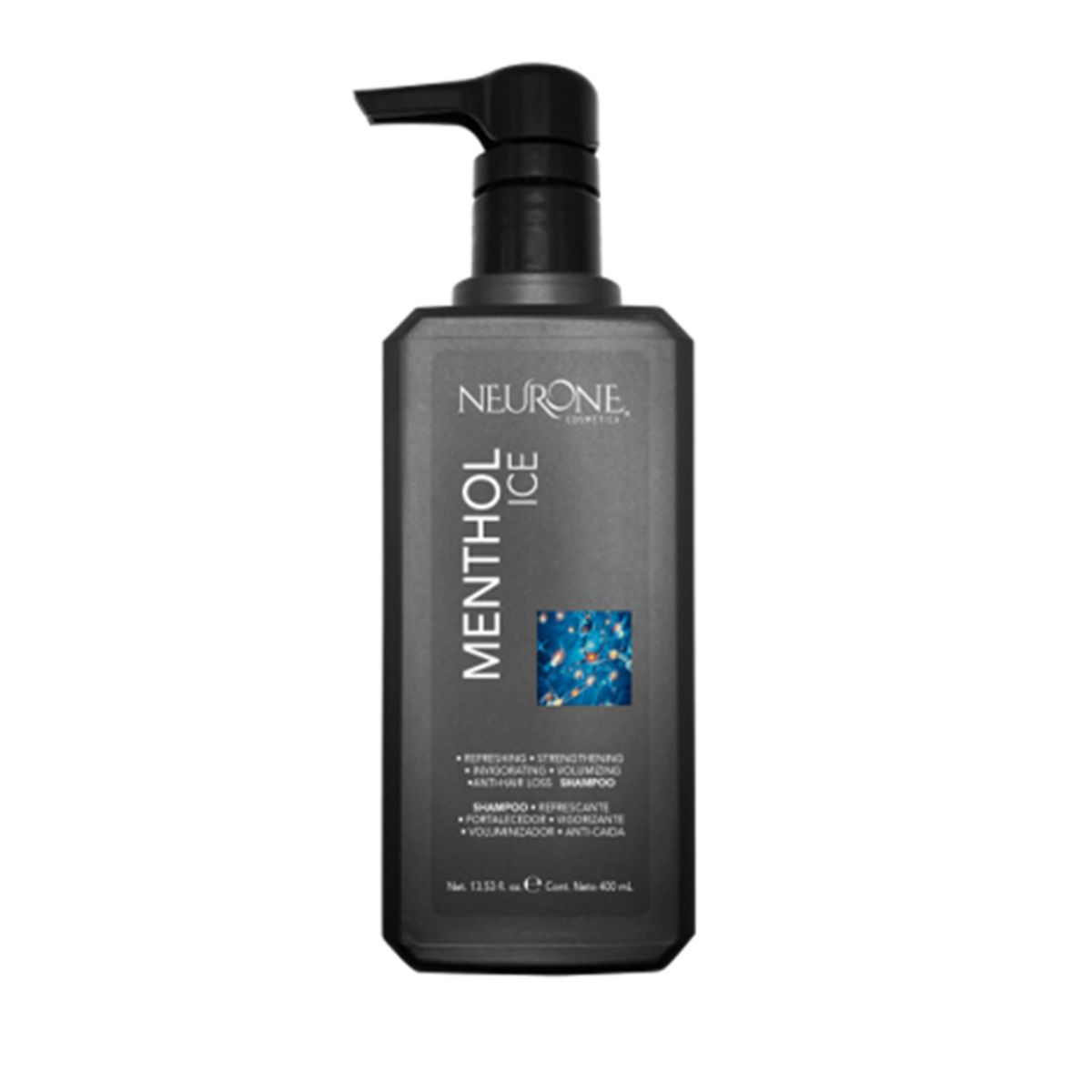 NEURONE COSMETICA - Neurone Shampoo Menthol Ice -Fortalece y Refresca el Cabello-Anticaspa