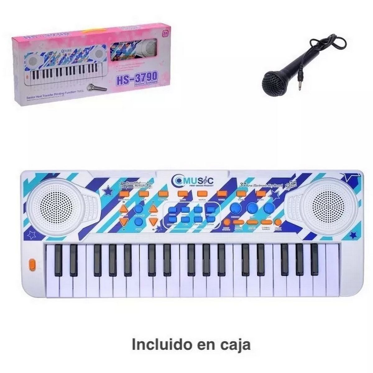 GENERICO - Piano Organeta Teclado Musical Unisex Electrico Juguete