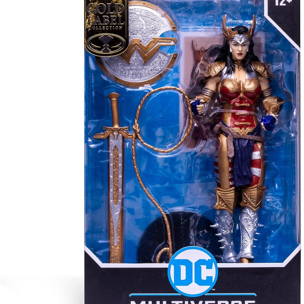 MC FARLANE - Figura Mujer Maravilla By Todd Mcfarlane Gold Label