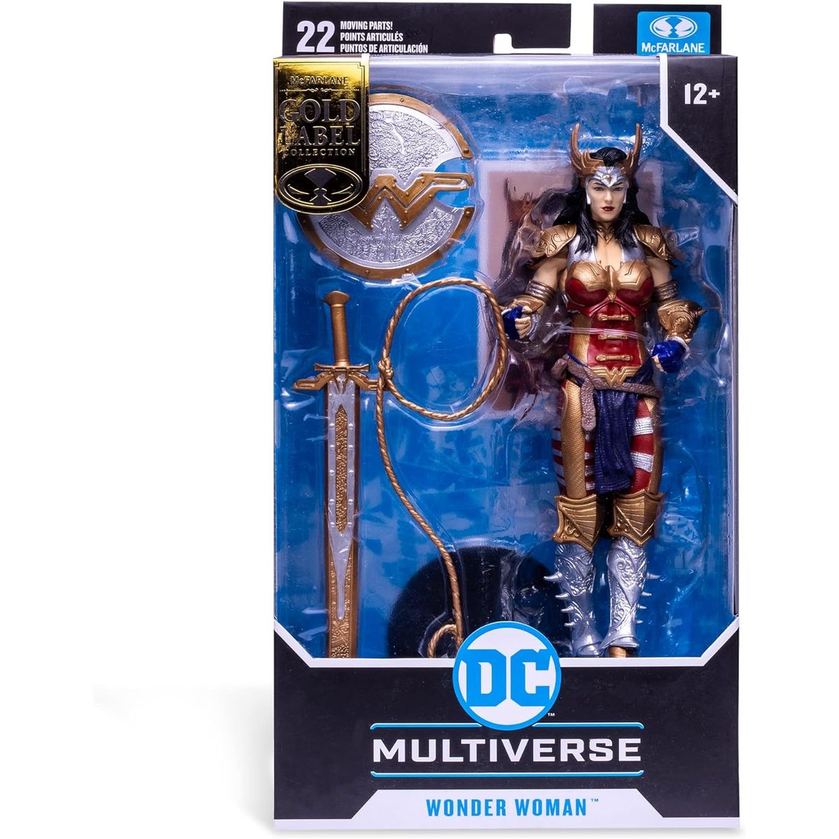 MC FARLANE - Figura Mujer Maravilla By Todd Mcfarlane Gold Label