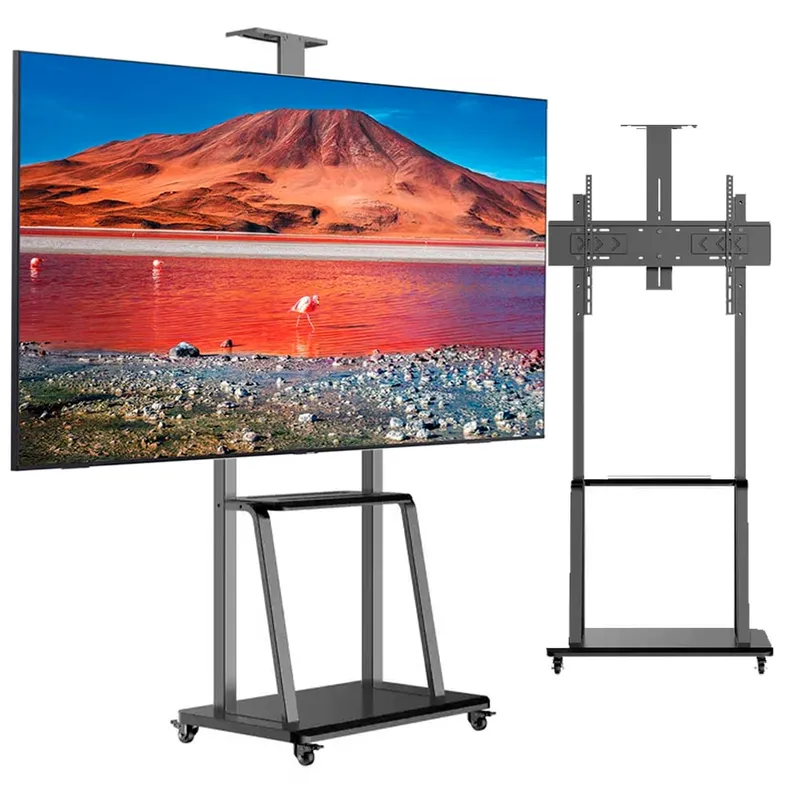 GENERICO - Soporte Televisor Smart Tv Base Pedestal Móvil Con Ruedas