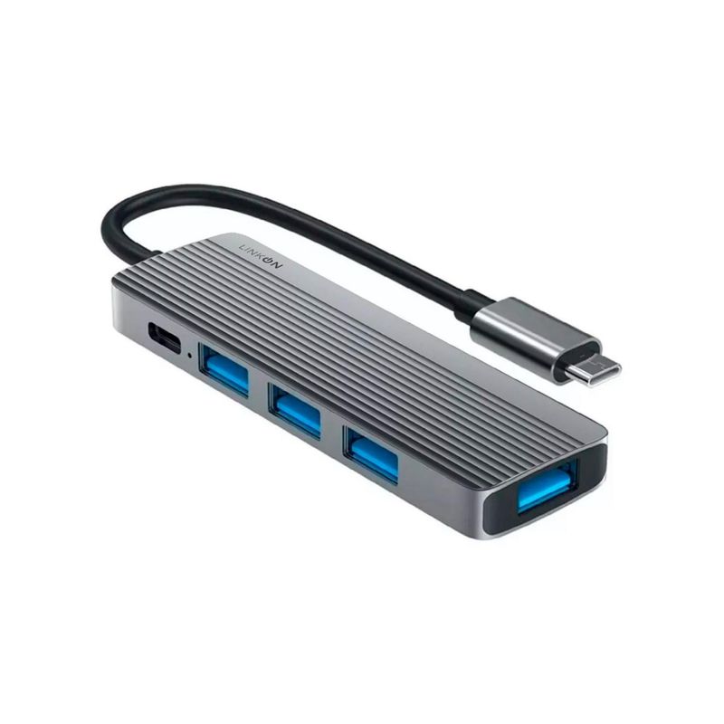 LINKON - Hub Adaptador Usb C Multipuerto 5 En 1 Linkon Macbook Win-
