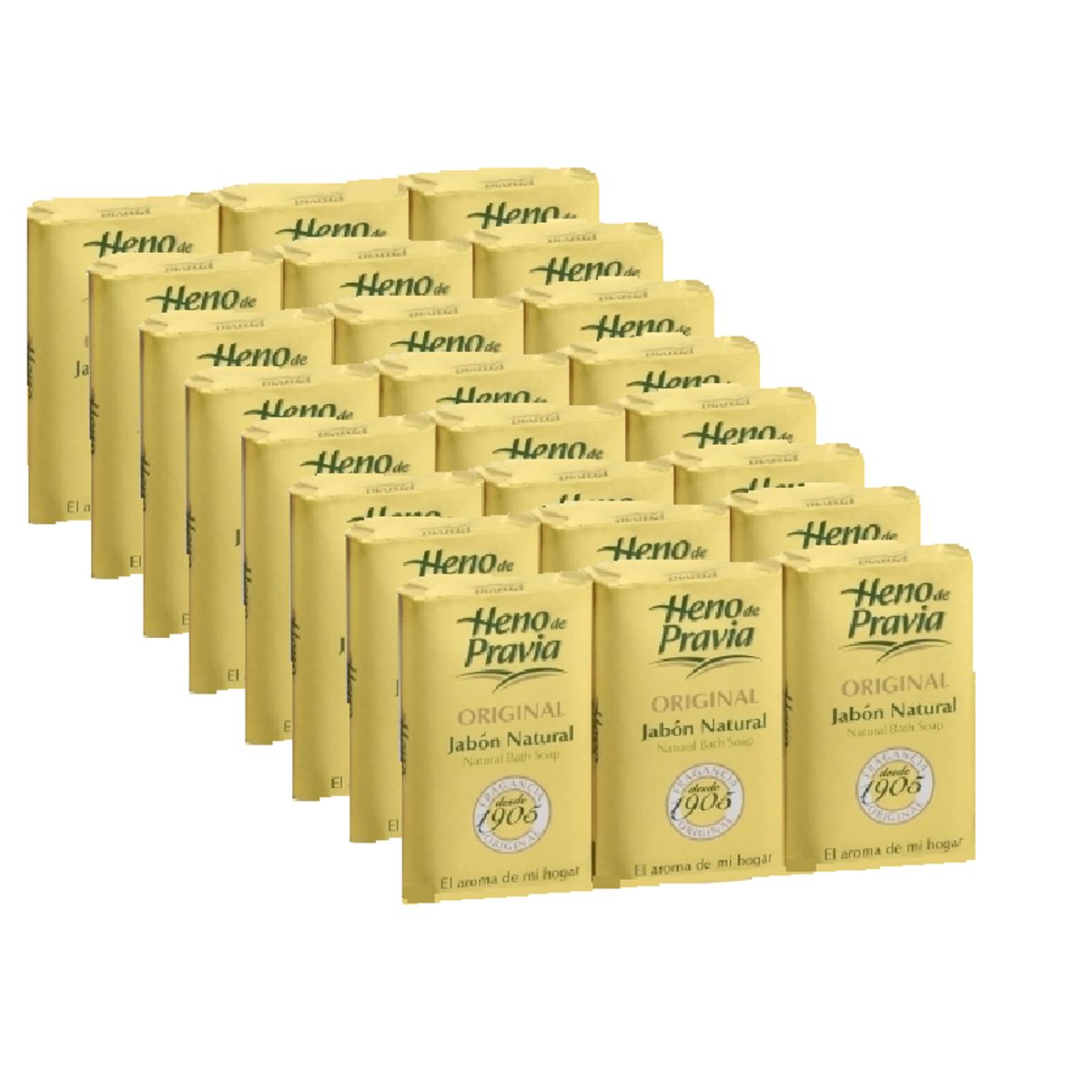 HENO DE PRAVIA - Caja Jabón Heno de Pravia Original  x 24 Unidades de 115 gr