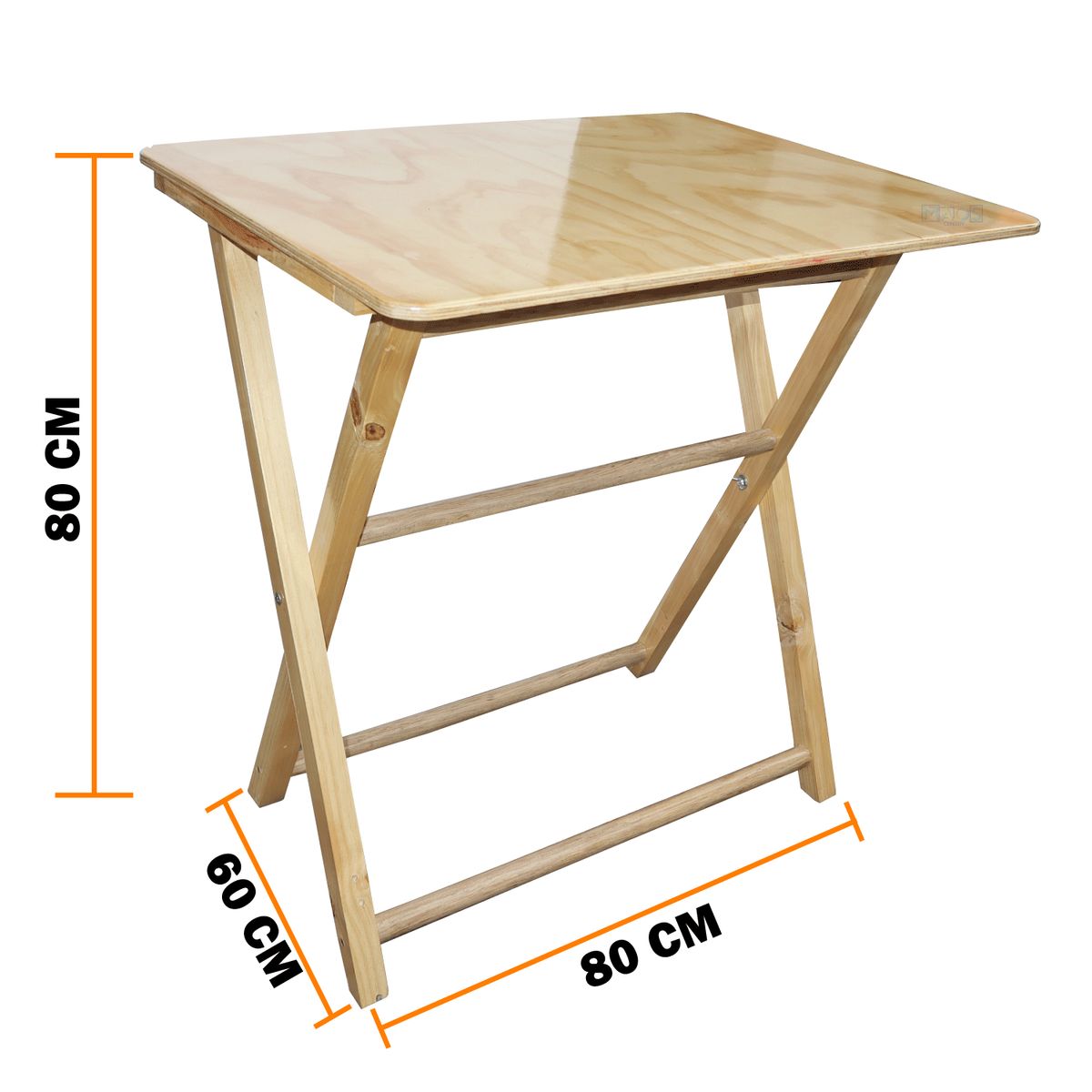 MAOS - Mesa Extensible Plegable En Madera Pino Moderna