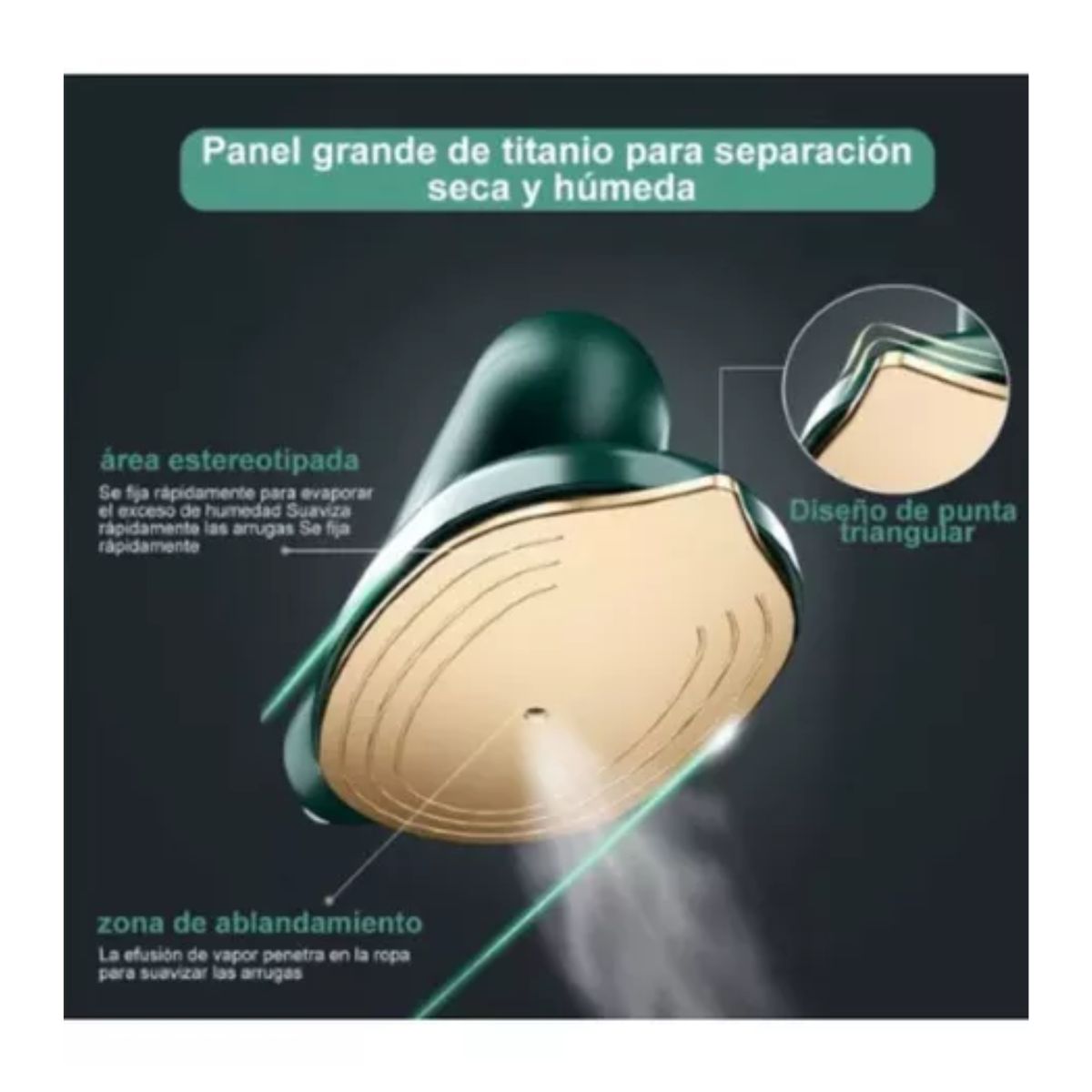 AFM - Mini Plancha Vapor De Mano Portátil Vapor Ropa De Viaje