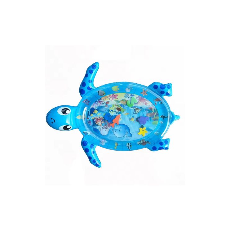 KIDSHOP - Colchoneta Tapete Inflable Agua Bebé Estimulación Azul