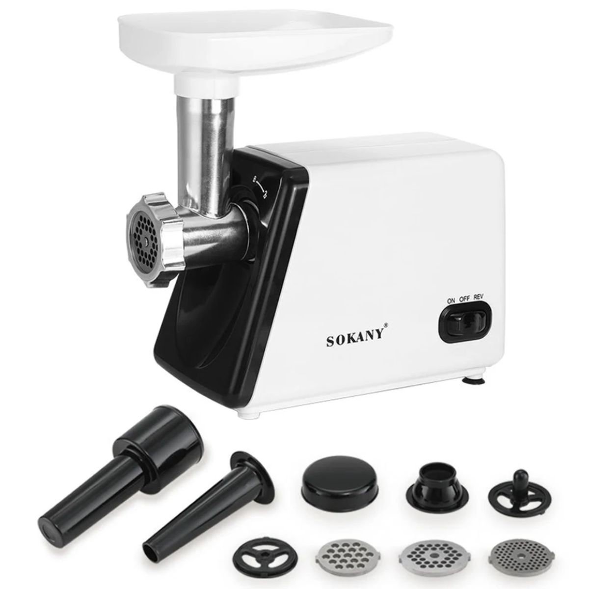 SOKANY - Molino Eléctrico Para Maíz Carne 2500w Sokany