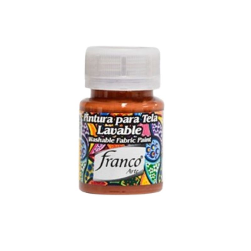 FRANCO ARTE - Pintura Acrilica PTela Marron Peluche 30 Cm3 Franco Arte