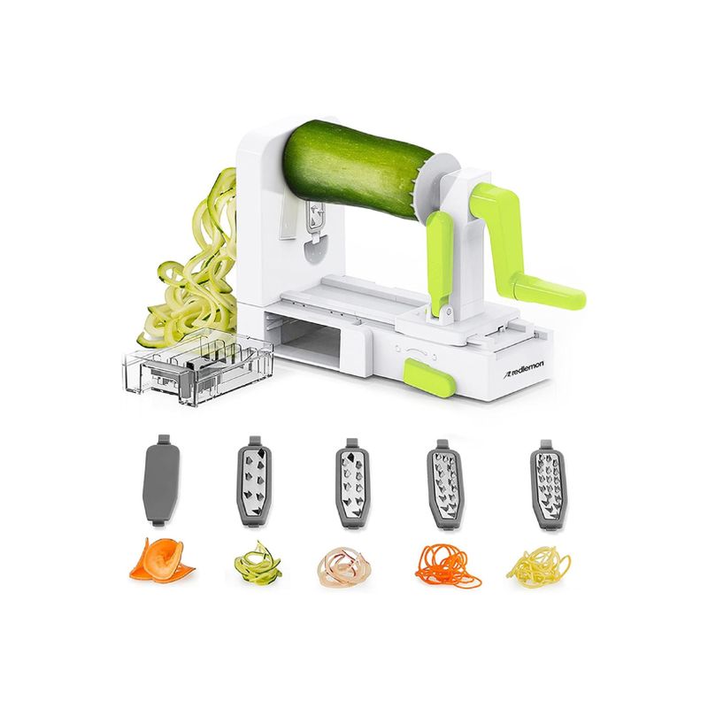 SHENGSHOU - Cortador Forma Espiral Pela Verduras Frutas Alimentos