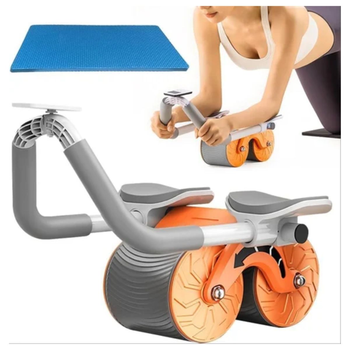 AFM - Rueda Abdominal Auto Rebote Deportes Apoyo Codo