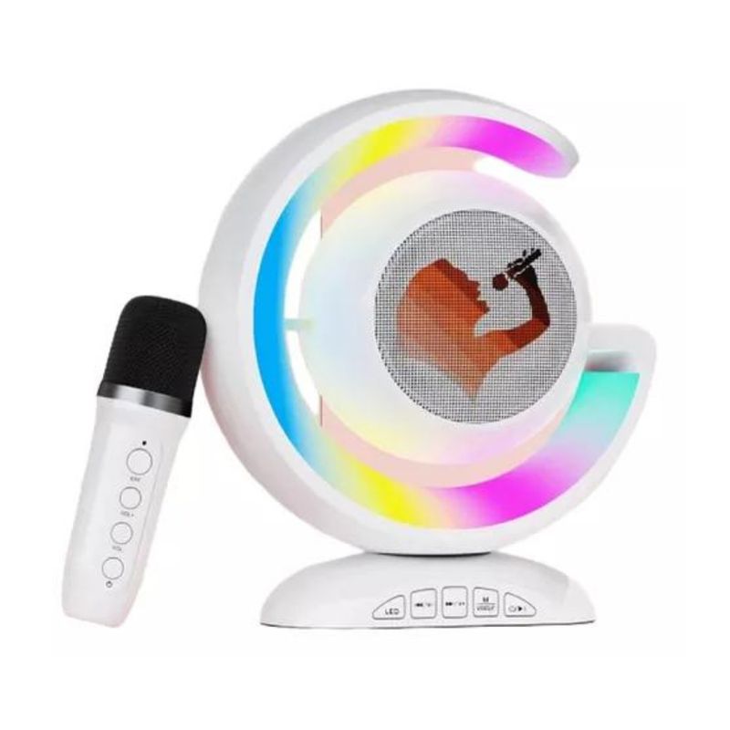 GENERICO - Parlante Altavoz Bluetooth Doble Microfono Karaoke YS-110 WIRELESS