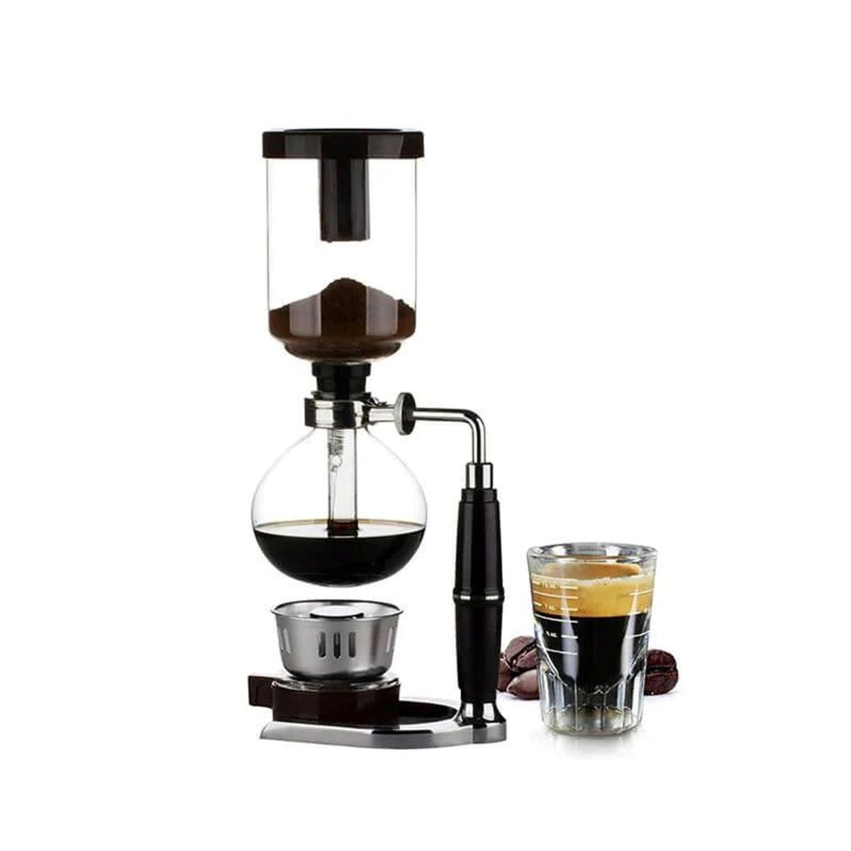 GENERICO - Cafetera Syphon Japonés 5 Tazas + Filtro De Tela - Tu Café Con Cuerpo