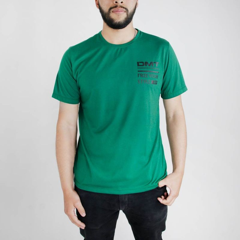 L Y H - Camiseta Para Hombre Verde Marca L&H