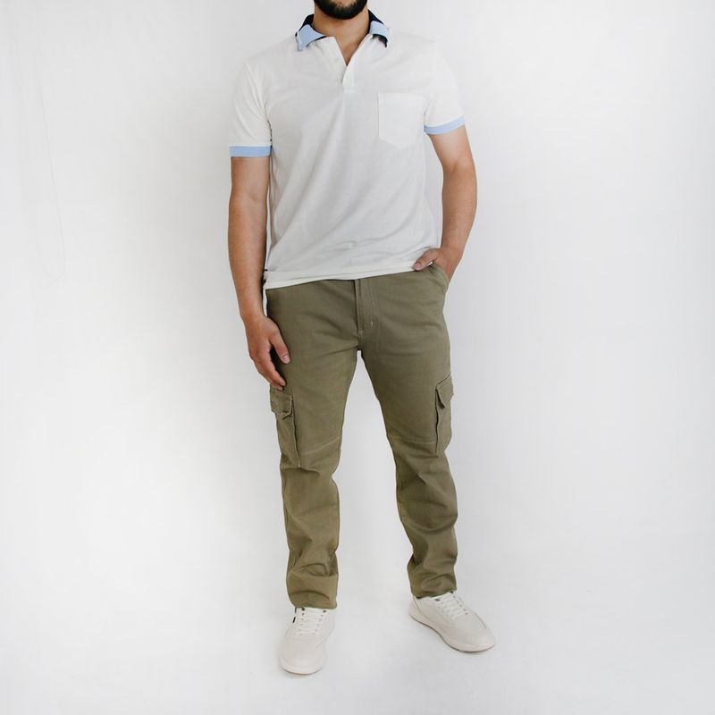 L Y H - Pantalon Para Hombre Beige Marca L&H