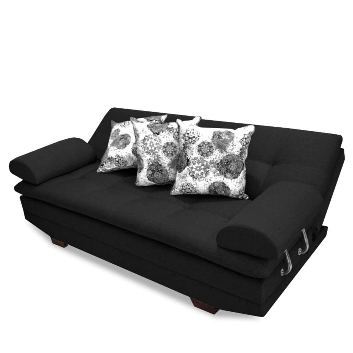 MAGIC CLASS - SOFÁ CAMA RELAX MICROFIBRA NEGRO