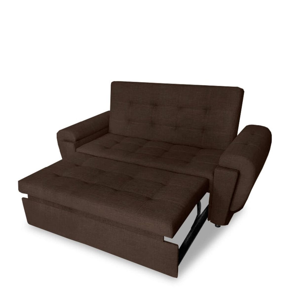 MAGIC CLASS - SOFÁ CAMA AMBAR ECOCUERO CAFÉ