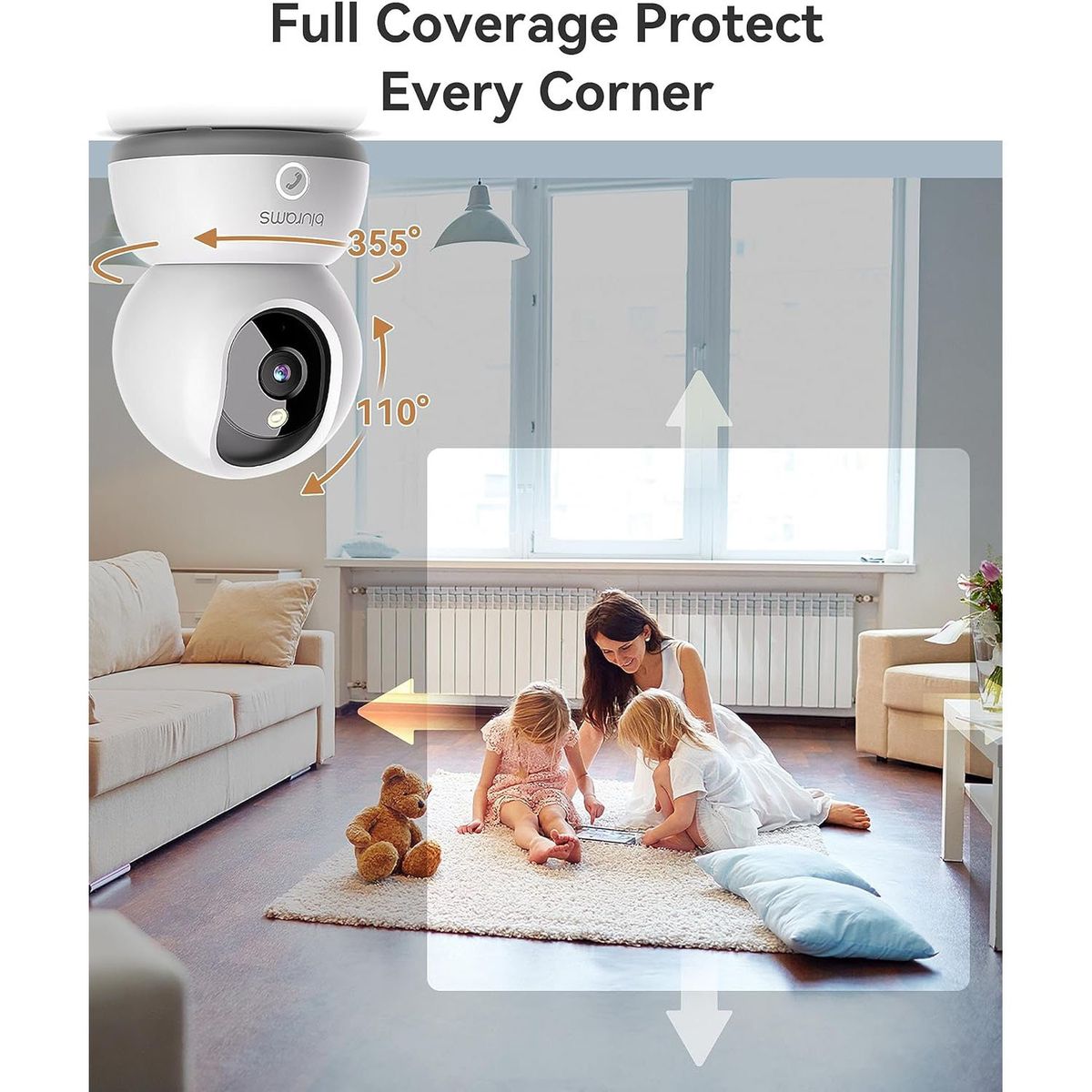 GENERICO - Camara Seguridad 2K Blurams Wifi Smart Alexa Google