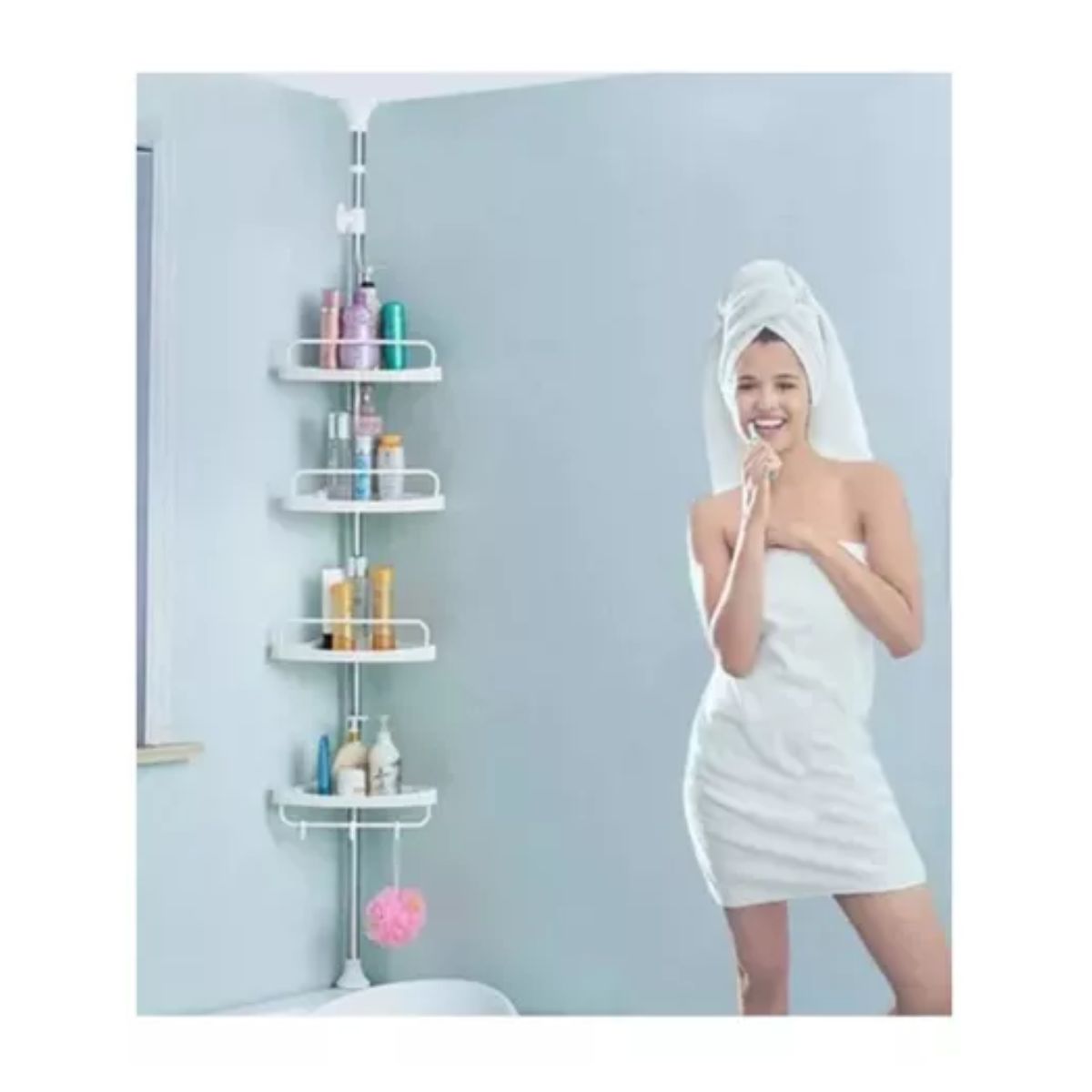 AFM - Organizador Esquinero De Baño Y Ducha
