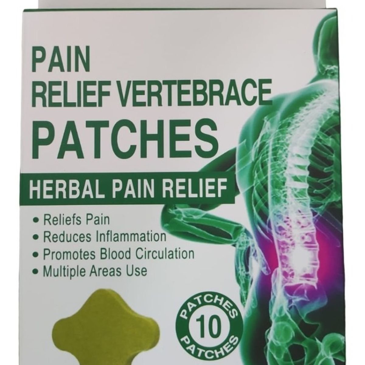 CITYSALUD - Parches X10 Medicinales Alivia Dolor Musculares Zonas Cuerpo