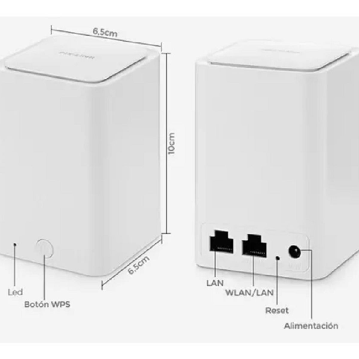 GENERICO - Repetidor Amplificador De Señal Wifi Router 300mbps Portable