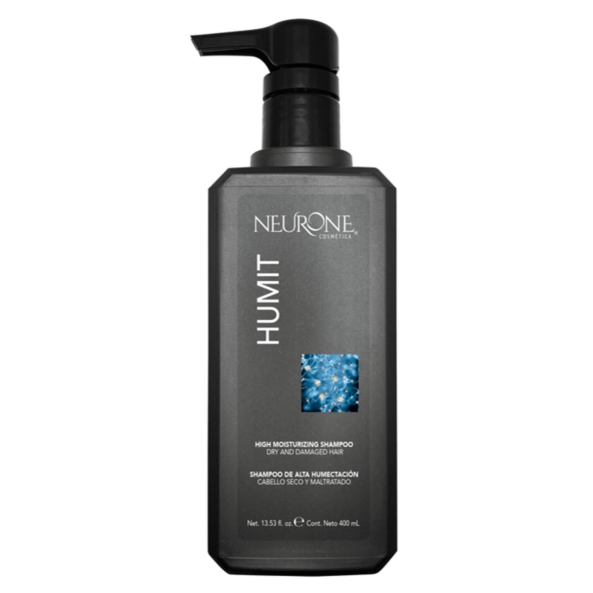 NEURONE COSMETICA - Neurone Shampoo Humit 400ml - Hidratación Profunda y Control de Frizz