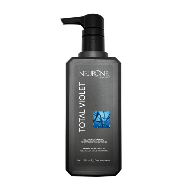 NEURONE COSMETICA - Neurone Total Violet Shampoo 400ml - Neutraliza Tonos Amarillos