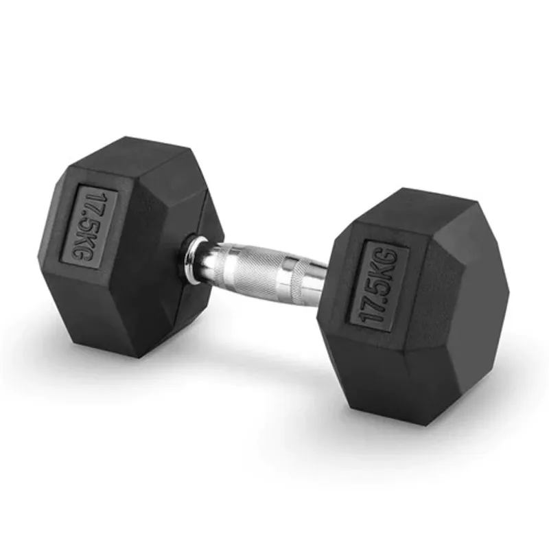 GENERICO - MANCUERNA HEXAGONAL ENCAUCHETADA 38.5 LBS / 17.5 KILOS