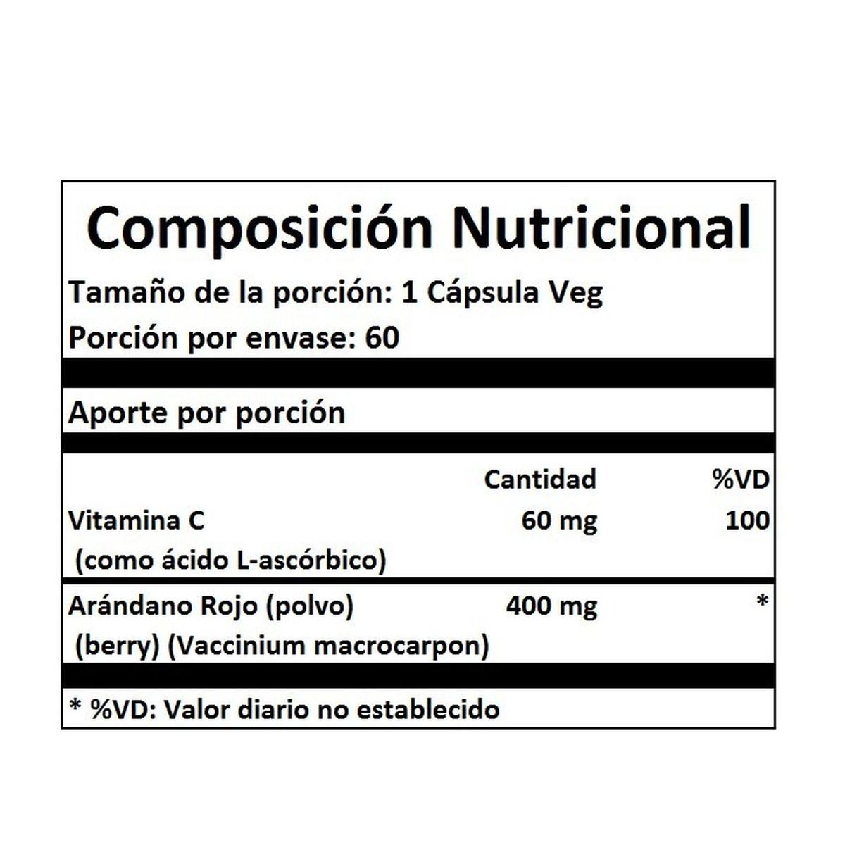 SOLGAR - Cranberry con Vitamina C x 60 Cap - Solgar