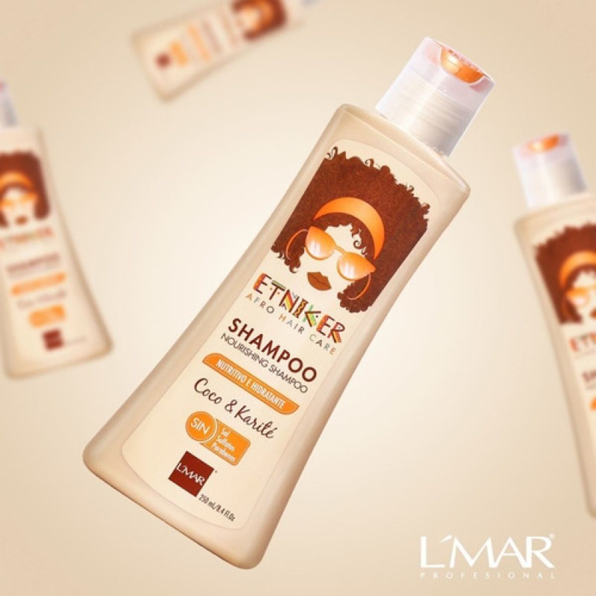 LMAR - Shampoo Nutritivo E Hidratante Etniker 250 ml