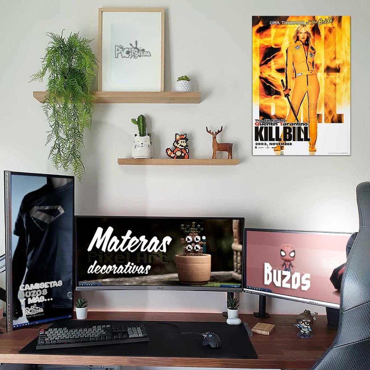 NEW PRINT - Póster Kill Bill Vol 1 Película Afiche Impresión Fotográfica