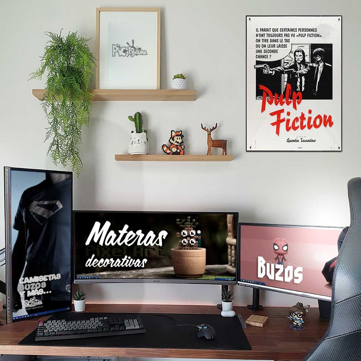 NEW PRINT - Póster Pulp Fiction Película Afiche Impresión Fotográfica