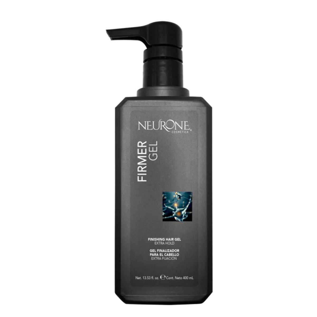 NEURONE COSMETICA - Neurone Firmer Gel 400ml -Extra-Fijación con Efecto Húmedo y Brillante