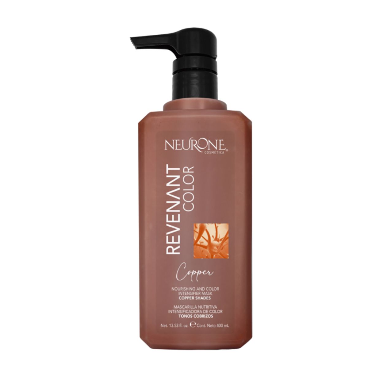 NEURONE COSMETICA - Neurone Revenant Color Copper 400 ml  Mascarilla Matizadora de Color