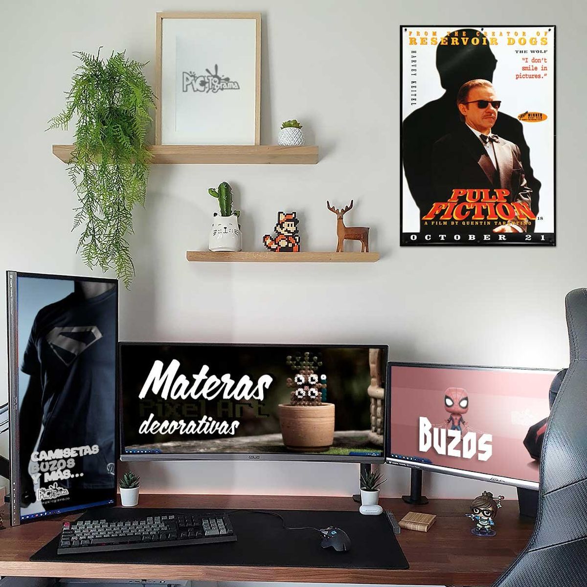 NEW PRINT - Póster Pulp Fiction Película Afiche Impresión Fotográfica