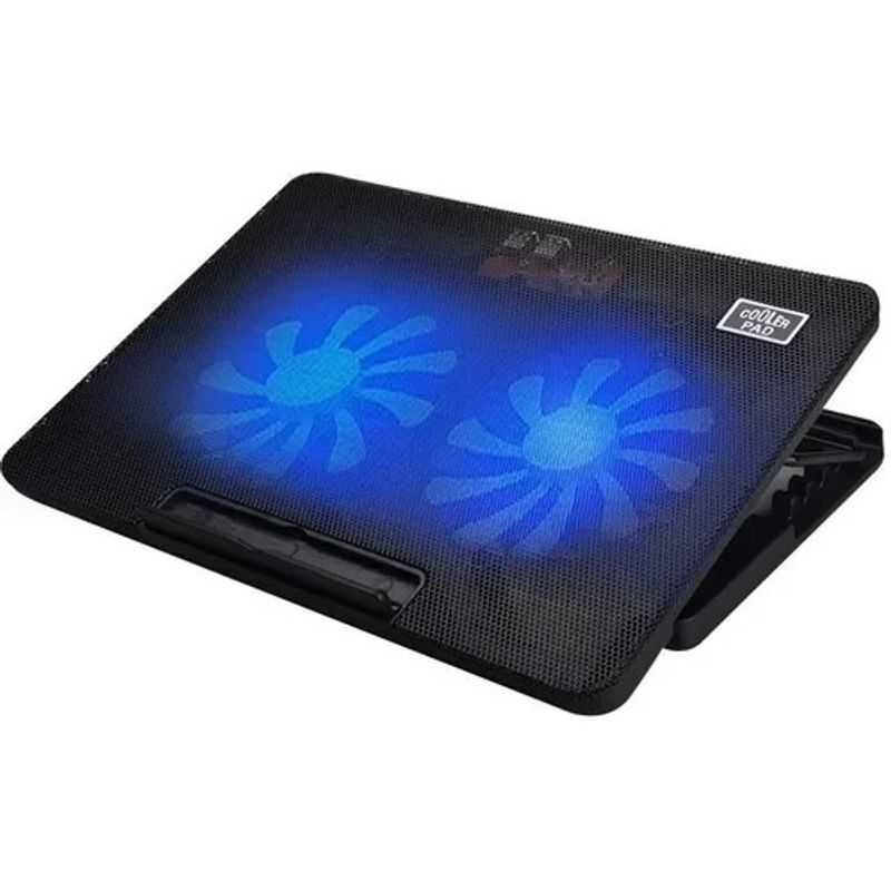 GENERICO - Base Gamer Refrigerante De Portátil 5 Niveles 2 Ventiladores