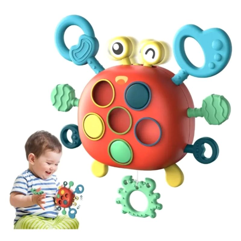 GENERICO - Juguete Sensorial Montessori Para Niños Y Niñas Crab