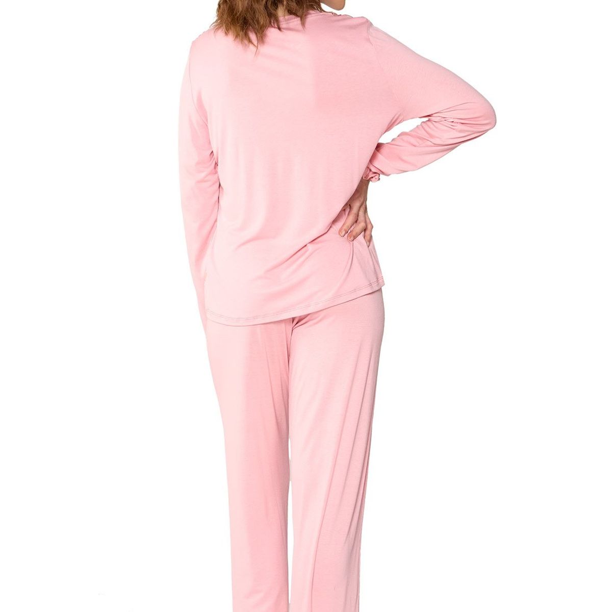 SANTANA - Pijama Mujer Violeta Salmón