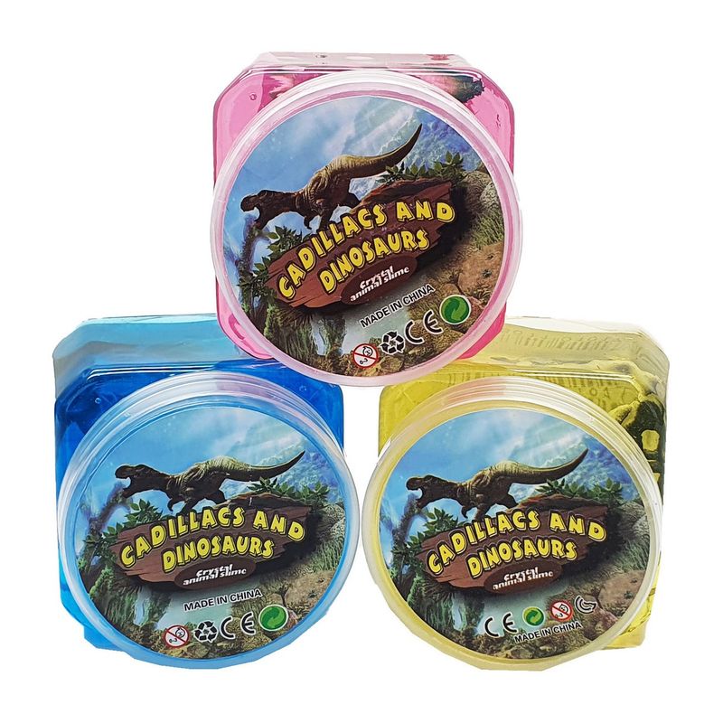 GENERICO - Slime Kit Slime Supplies Kit X3 + 3 Dinosaurios