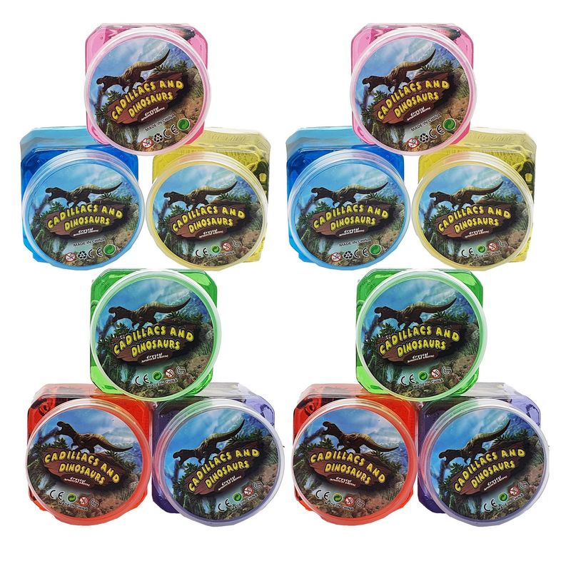 GENERICO - Slime Kit Slime Supplies Kit X 12 + 12 Dinosaurios