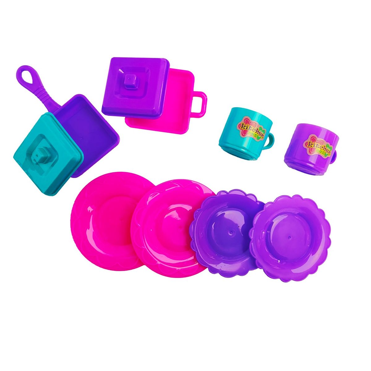 GENERICO - Cocina Platos Sandwichera Comida Juguete Rol Muñeca Niñas